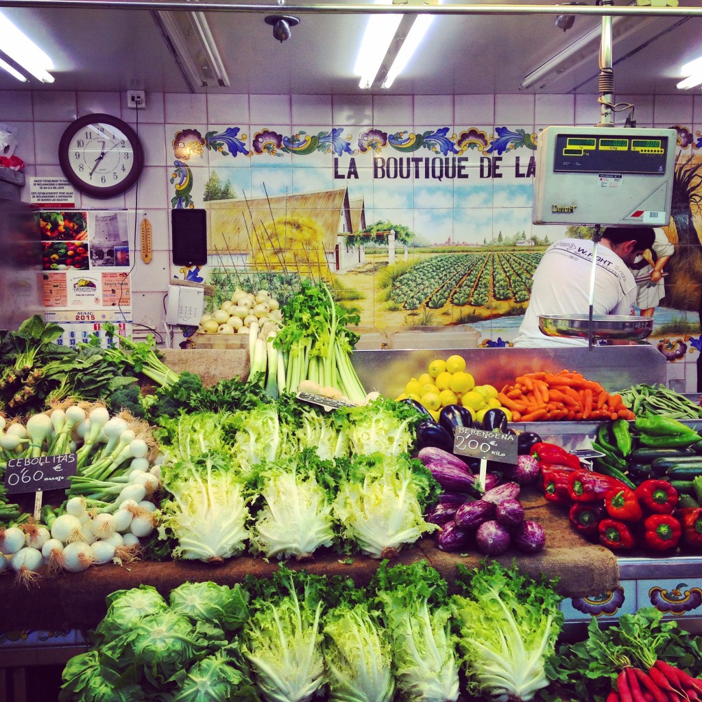 Valencie - Centrální trh, zelenina